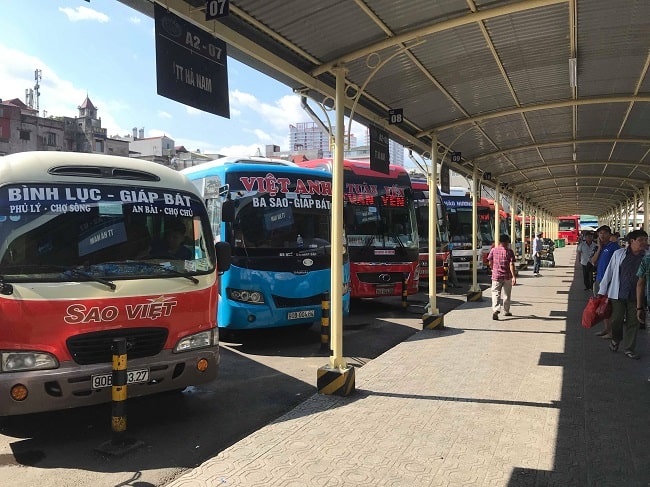 Lịch trình di chuyển của các tuyến xe từ bến xe Giáp Bát