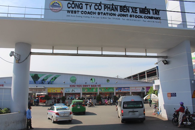 Lịch trình các tuyến nhà xe xuất phát từ bến xe Miền Tây