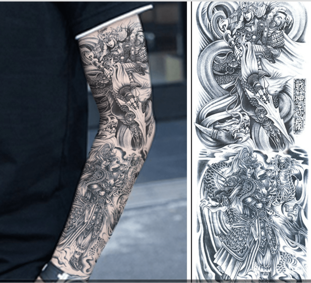 Hình xăm triệu vân cưỡi ngựa