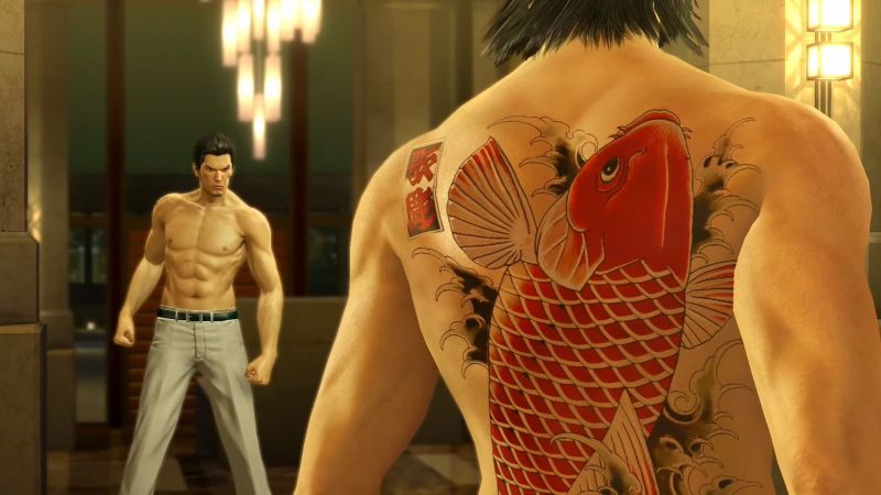 Yakuza hình xăm full chân nhật cổ