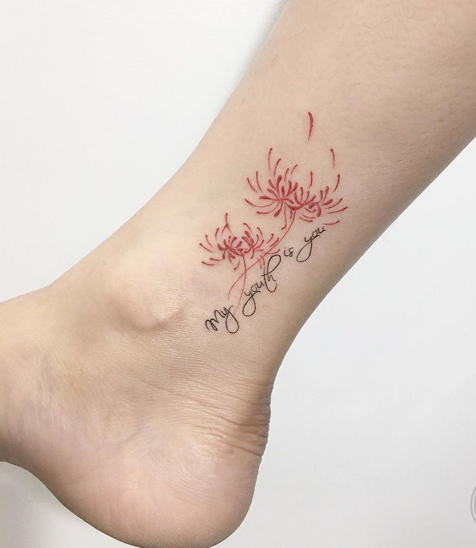 20+ hình xăm hoa bỉ ngạn ở vai, tay, lưng, chân đẹp cho nữ - META.vn