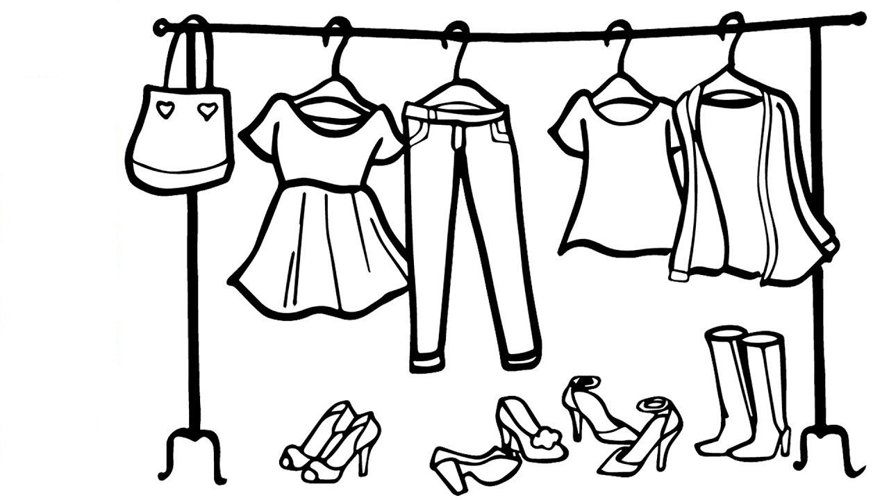 hình vẽ quần áo