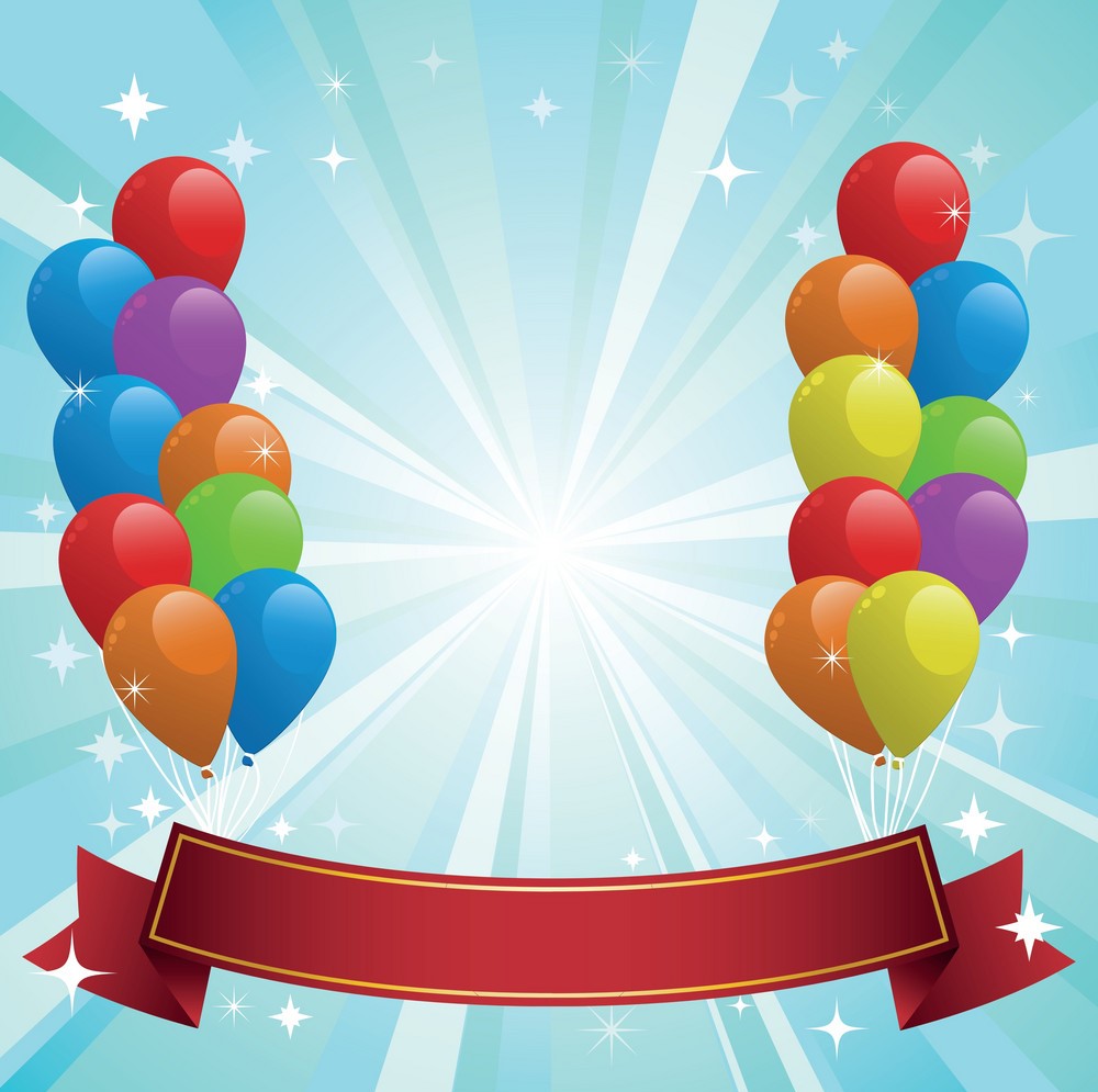 Background sinh nhật công ty