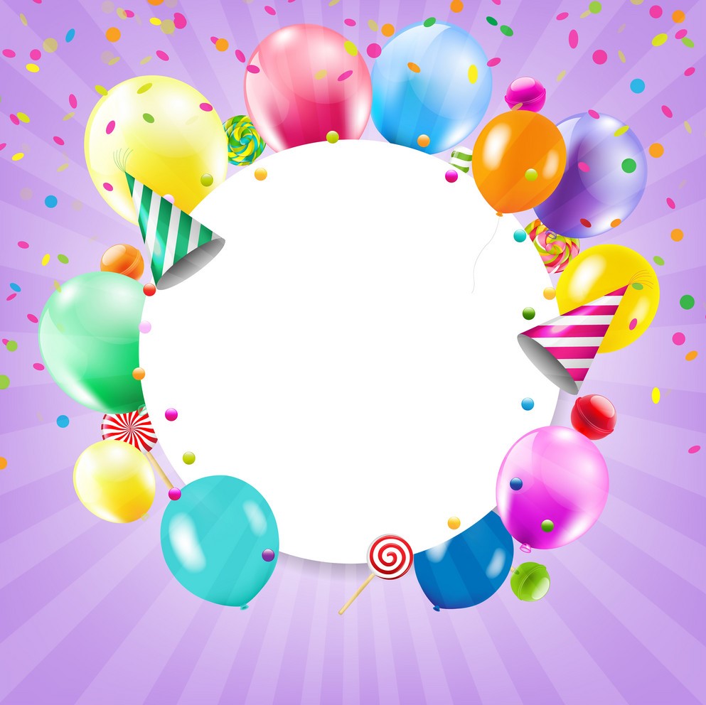 Background sinh nhật cho bé trai