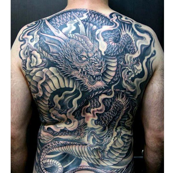 hình xăm đầu rồng