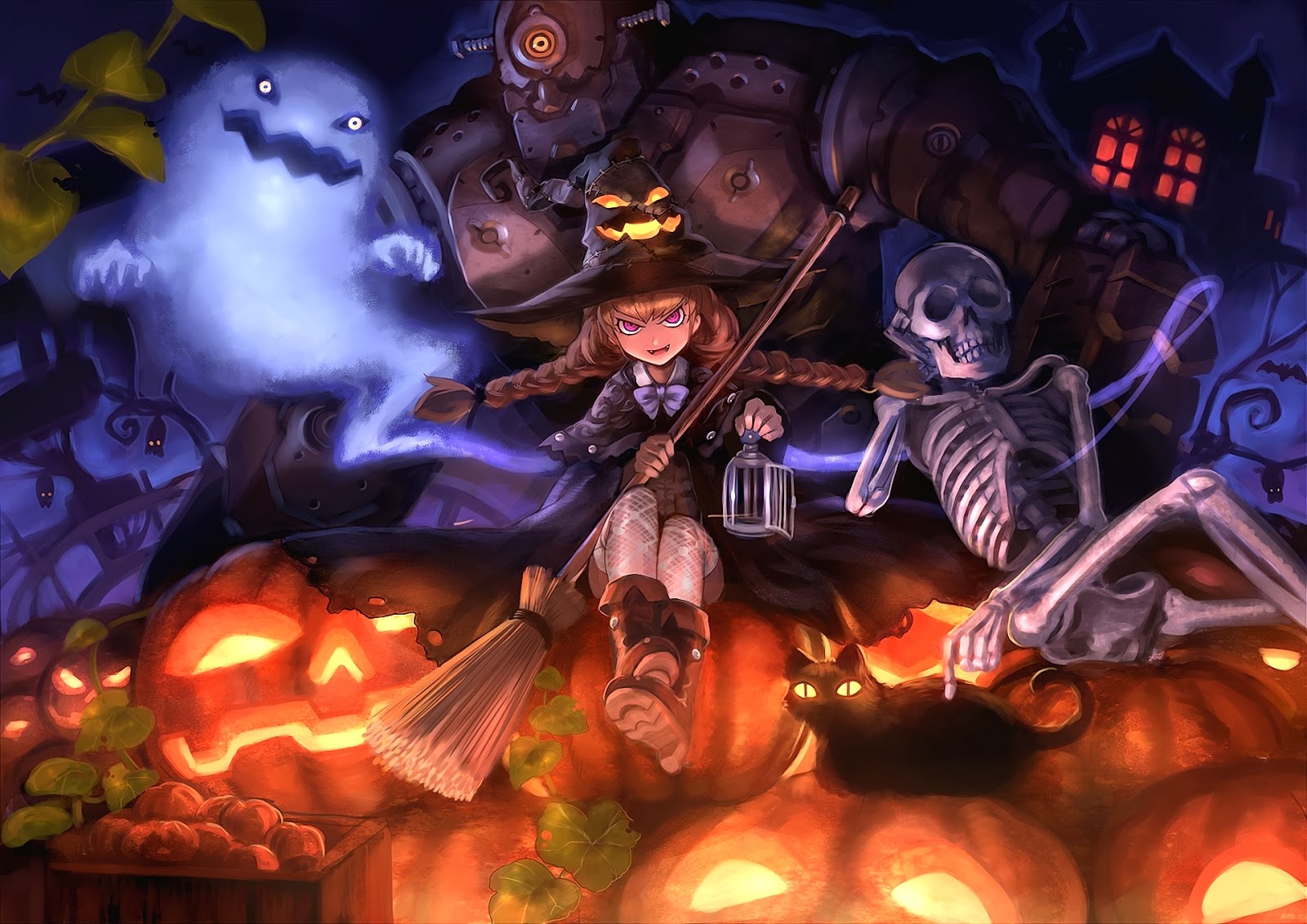 Bộ sưu tập hình nền Halloween cho máy tính Downloadvn