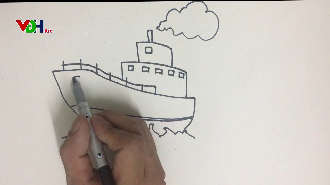7 Vẽ thuyền ý tưởng  thuyền chủ đề mỹ thuật