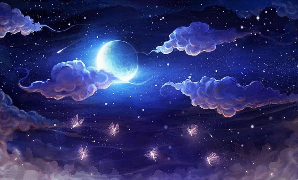 Tổng hợp 75+ về bầu trời đêm anime hình nền galaxy mới nhất ...
