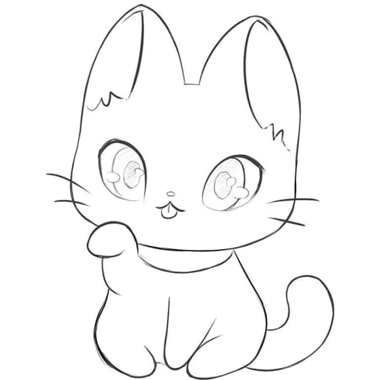 Cách vẽ mèo cute  Cute art Cute Make it yourself