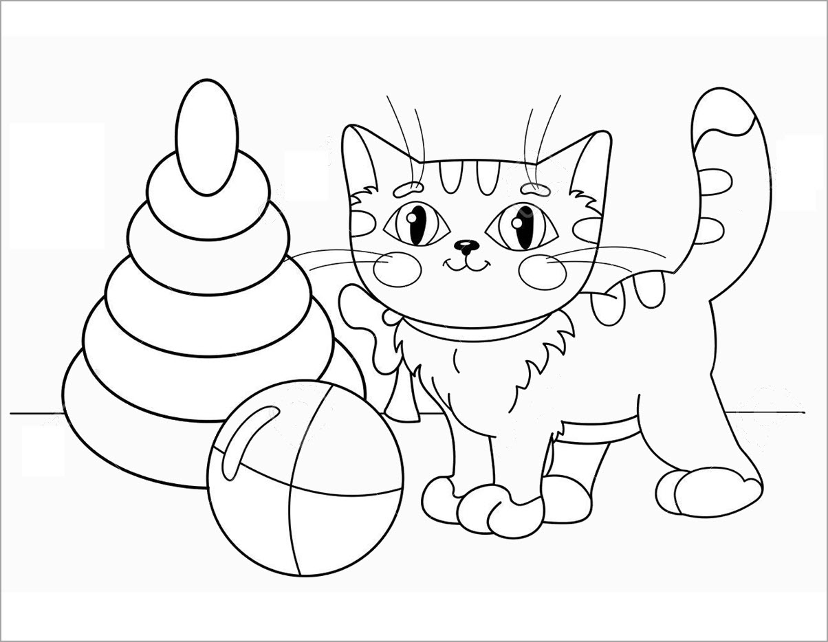 hình vẽ con mèo chibi