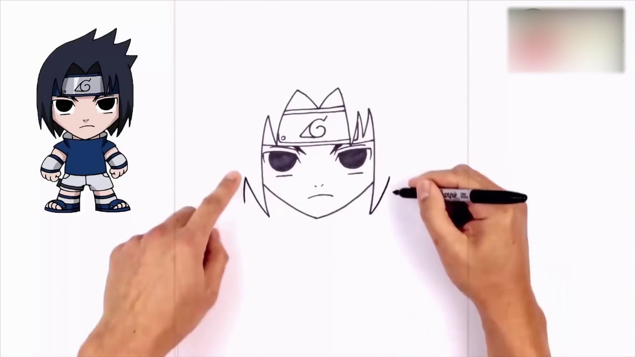 hình vẽ sasuke