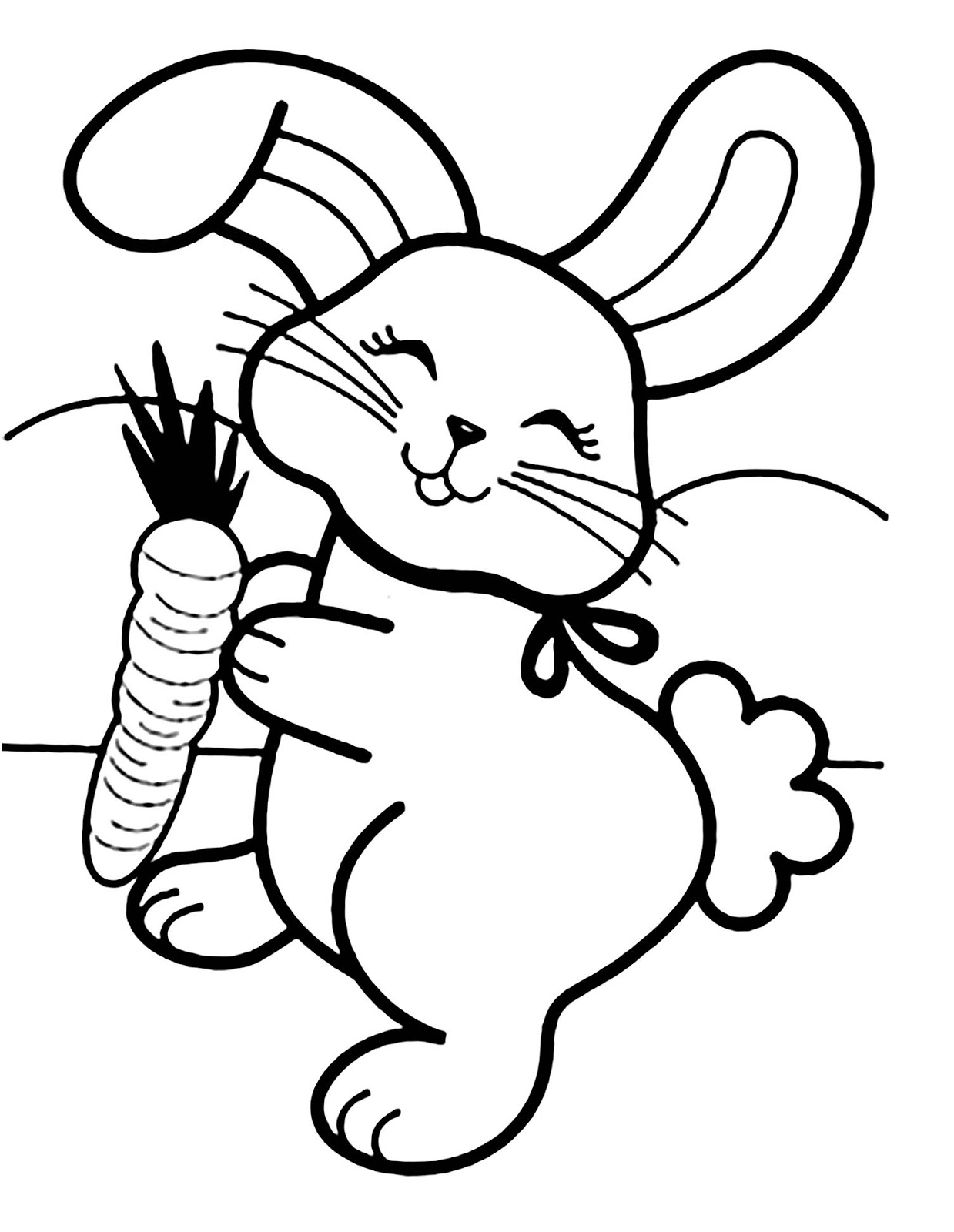 hình vẽ con thỏ đơn giản