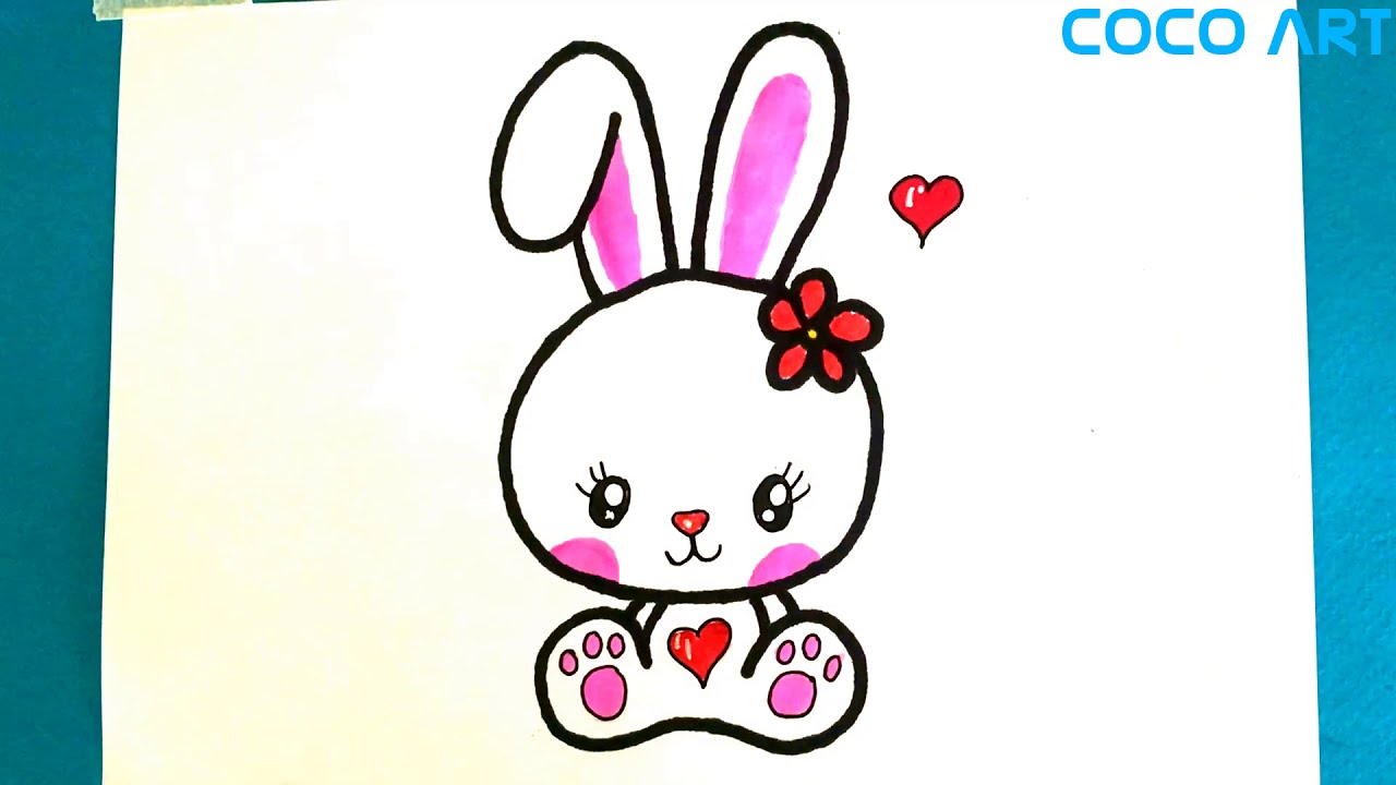hình vẽ con thỏ đơn giản