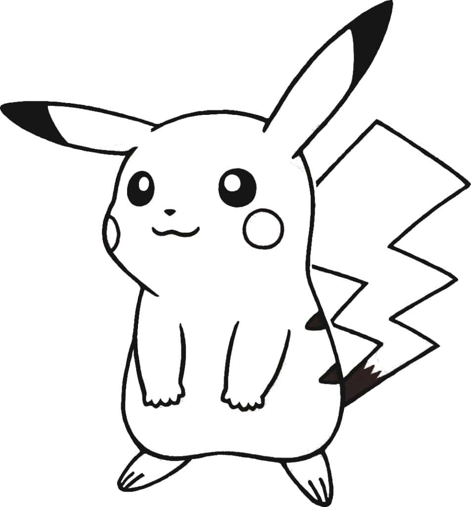 Cách vẽ Pikachu siêu dễ thương  Vẽ pikachu đơn giản  Vẽ pokemon  YouTube