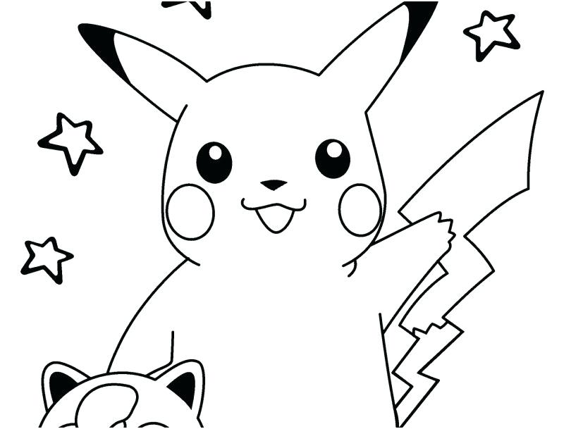 hình vẽ pikachu