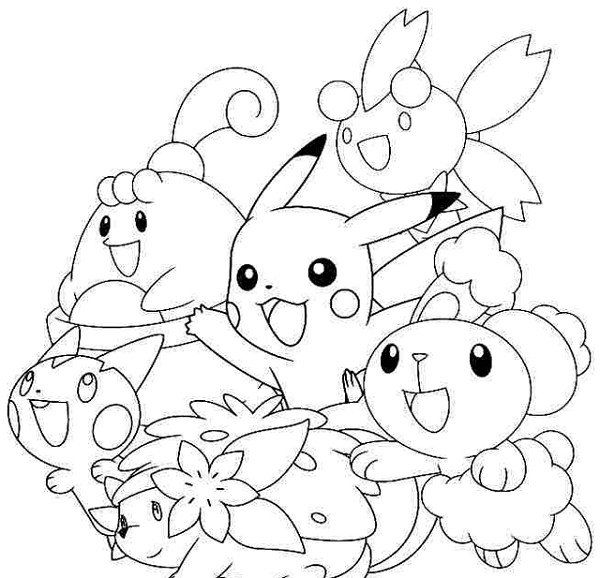 hình vẽ pikachu