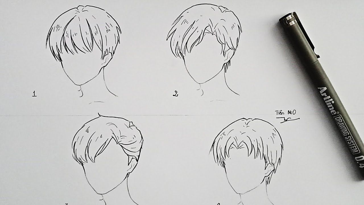 Hơn 100 ảnh về cách vẽ tóc cho anime nam  NEC