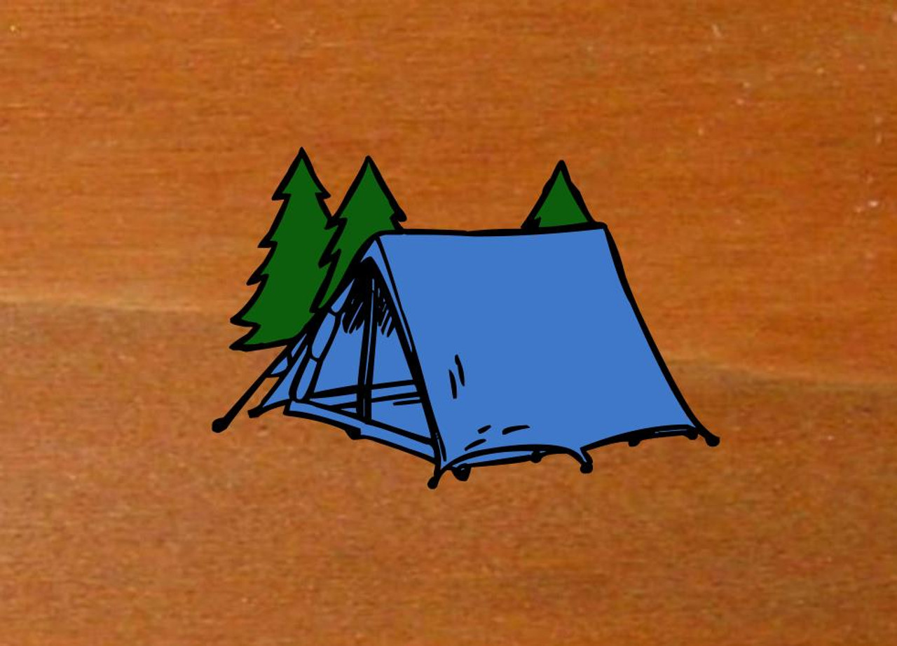 hình vẽ lều trại