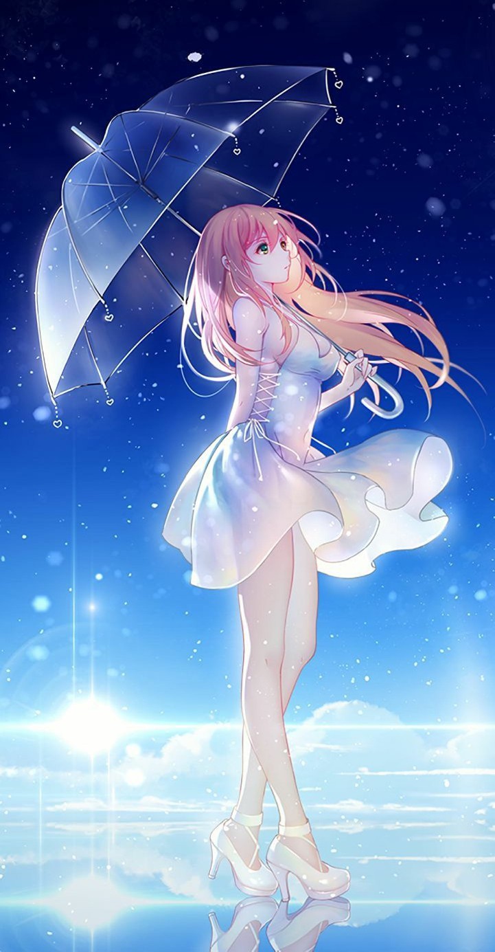 Ảnh nền máy tính anime nữ ngầu