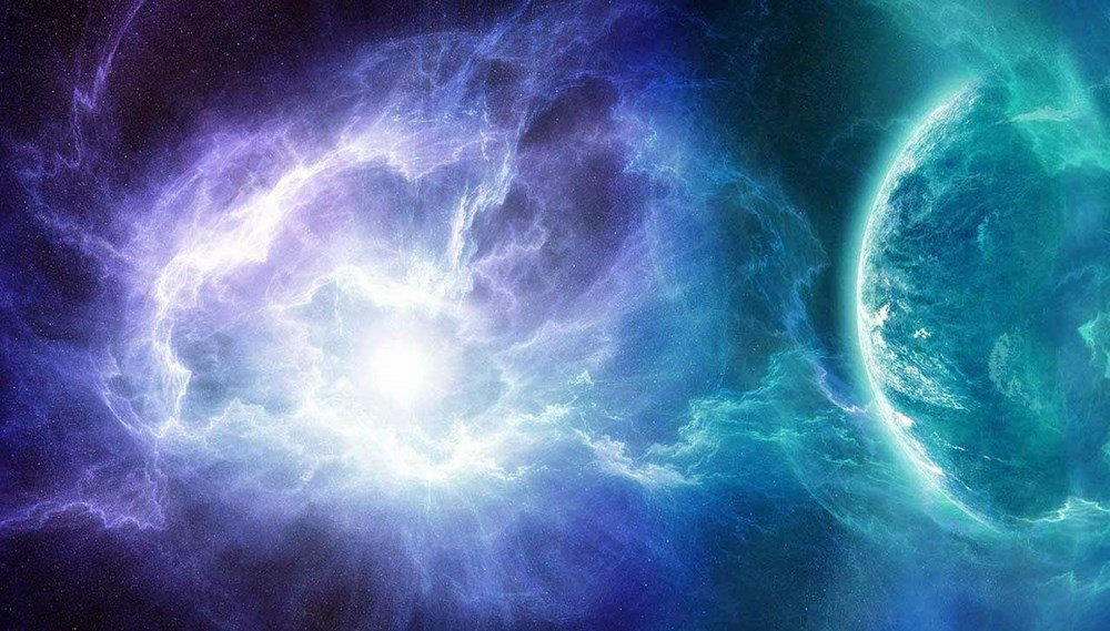 Hình nền vũ trụ hoạt hình cute